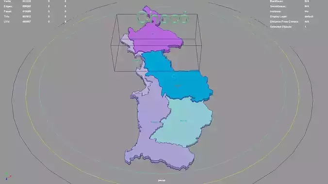 Choco  RAP Pacifico  Colombia map region geography political