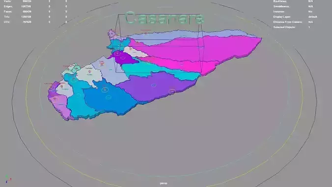 Casanare  RAP Llanos  Colombia map region geography political