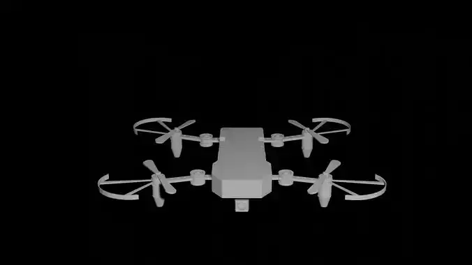 drone 3 d model