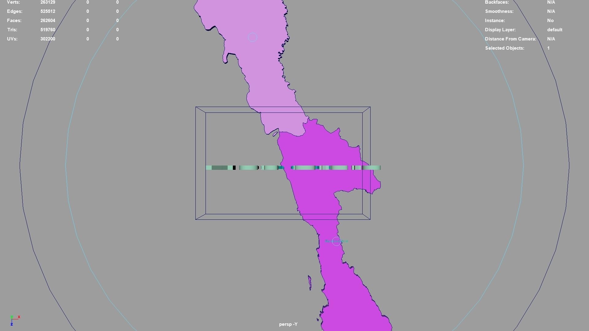 Mon State  Myanmar map region geography political geographic 3D model_1