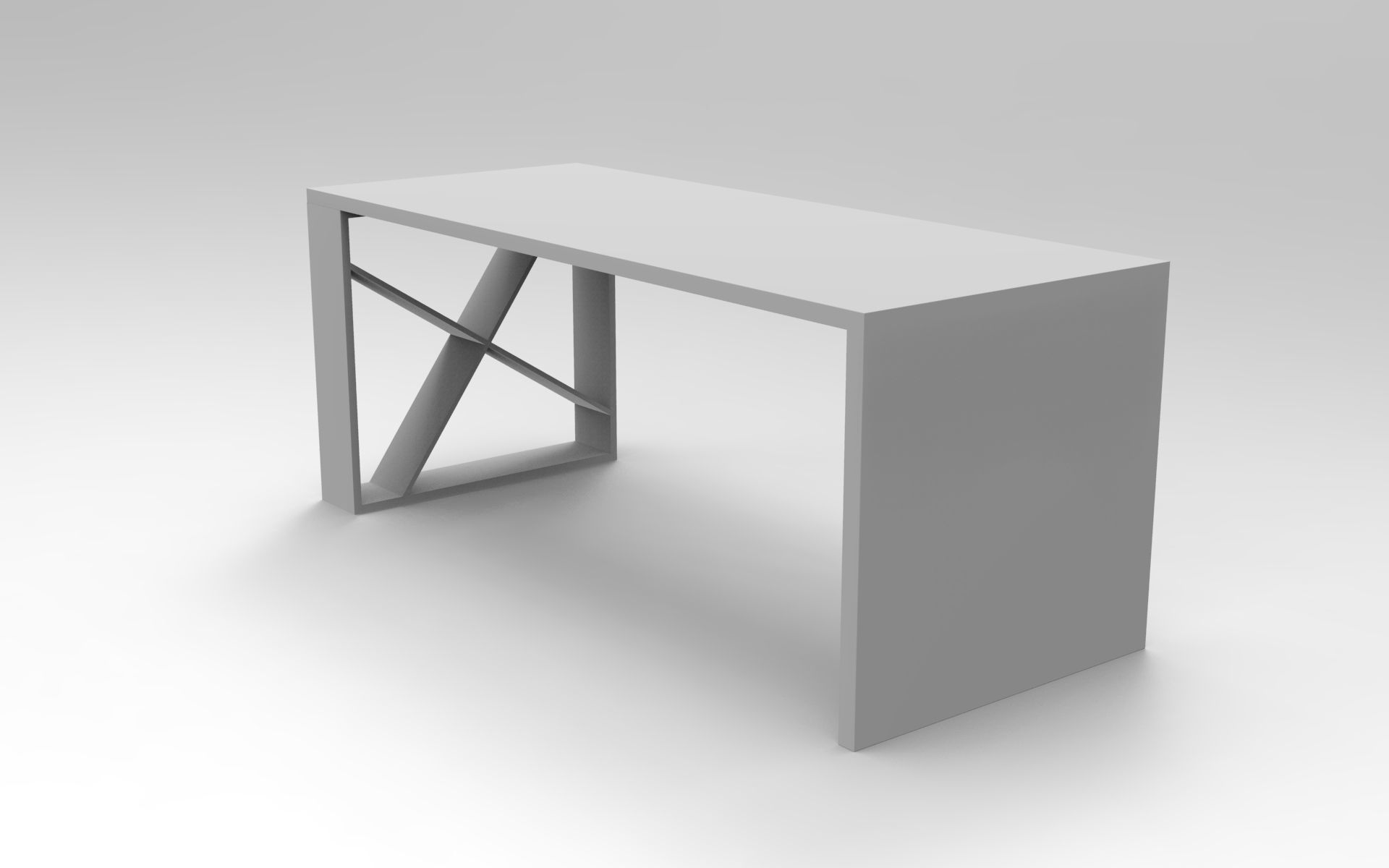 Zizi Table Low-poly 3D model_7