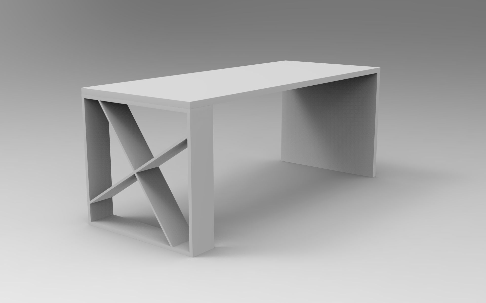 Zizi Table Low-poly 3D model_8
