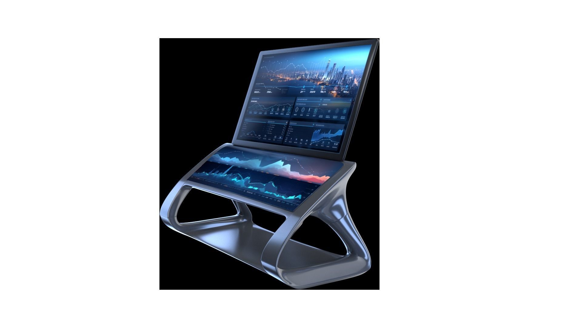 Multifunction display 3D model_1