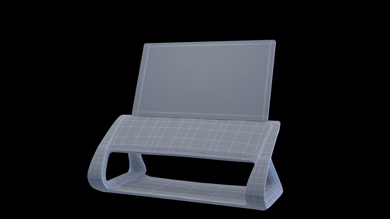 Multifunction display 3D model_10
