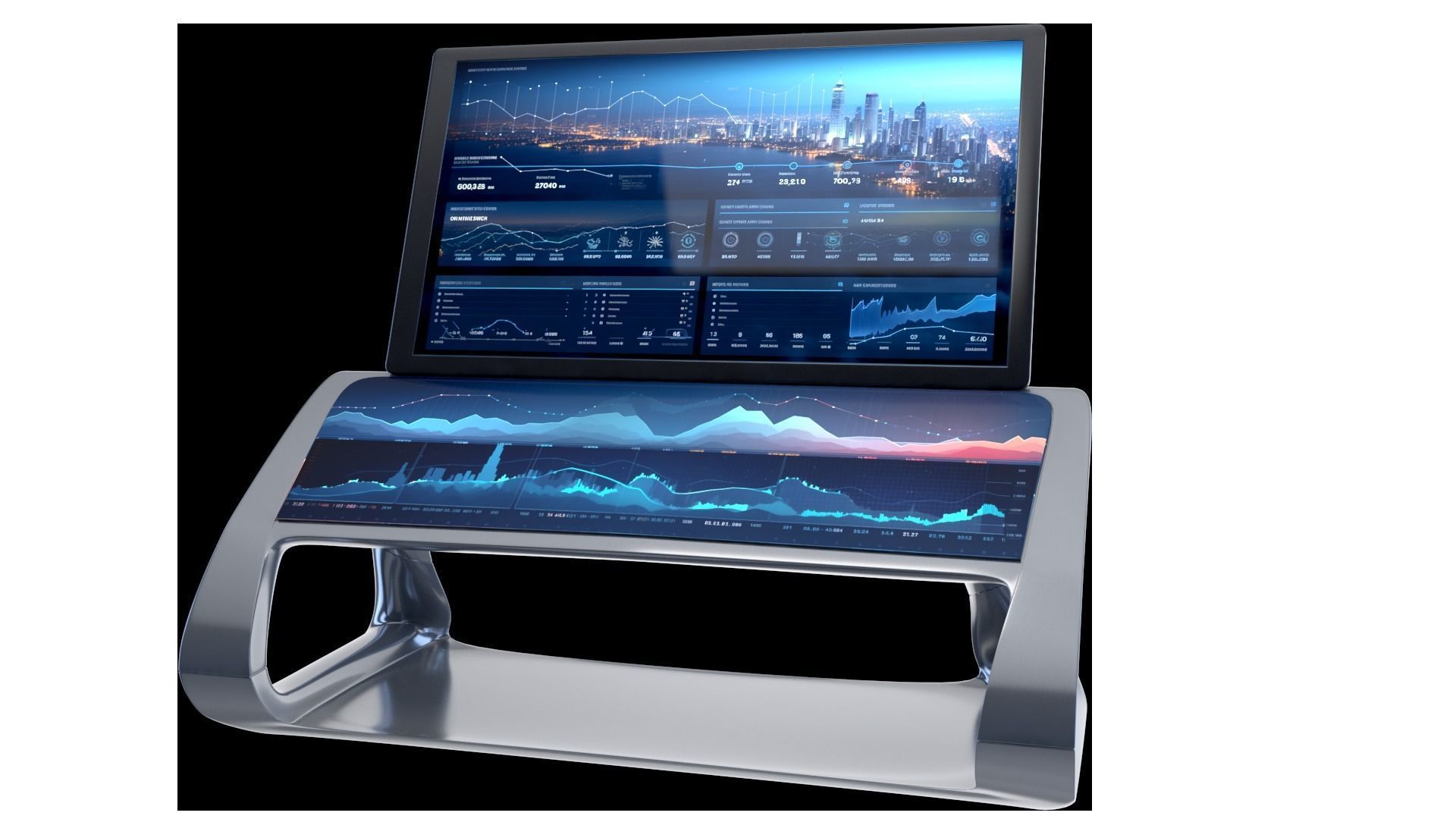 Multifunction display 3D model_5