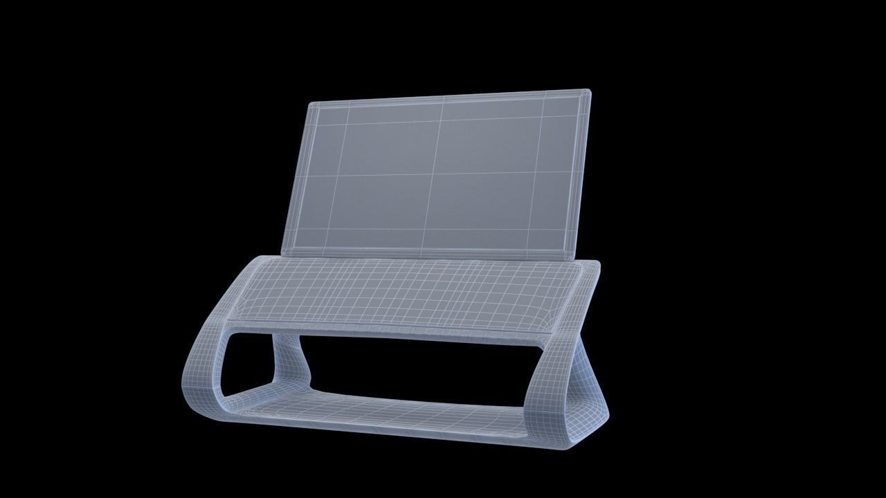 Multifunction display 3D model_6