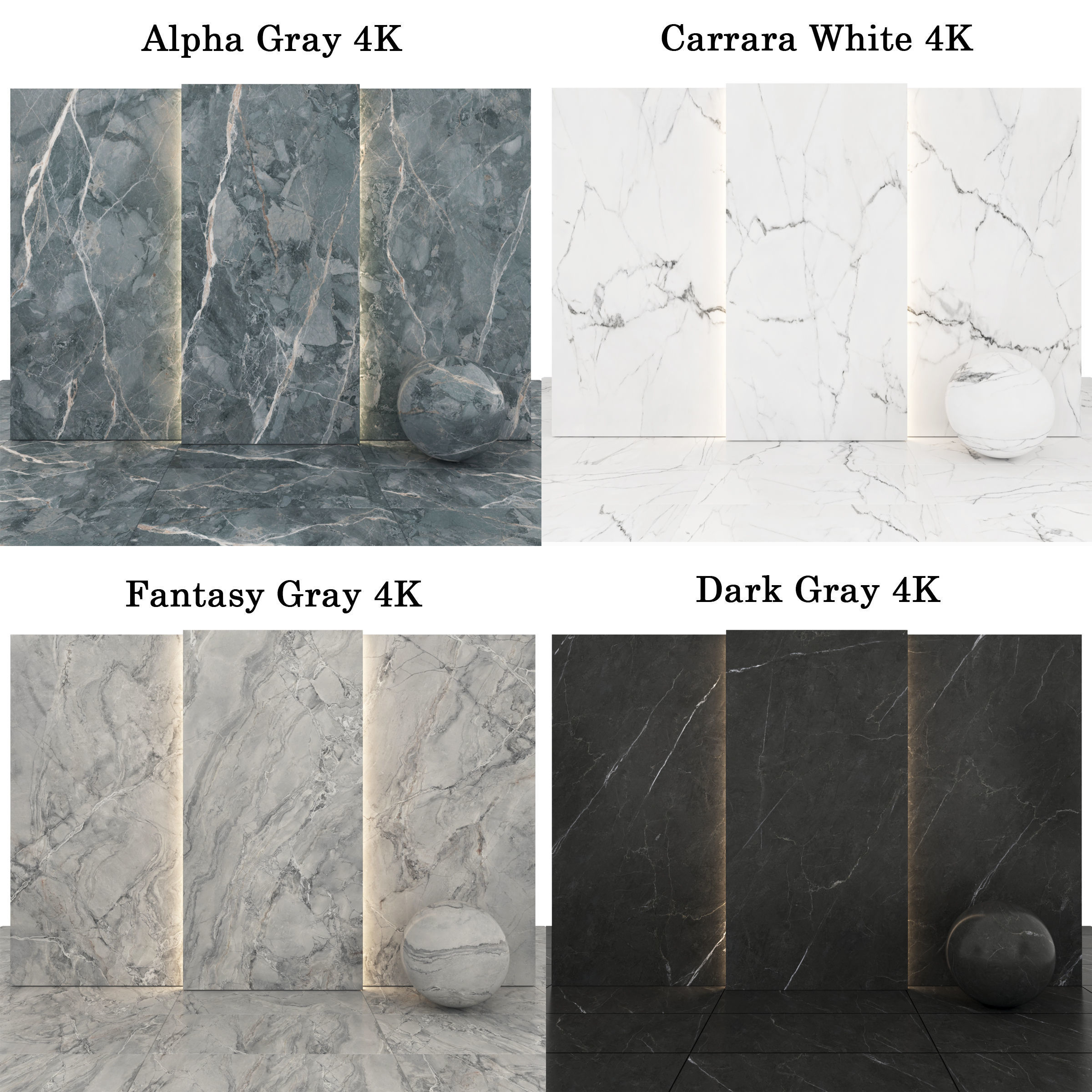 Marble 28 - Carrara-Fantasy-Alpha-Gray Texture_1