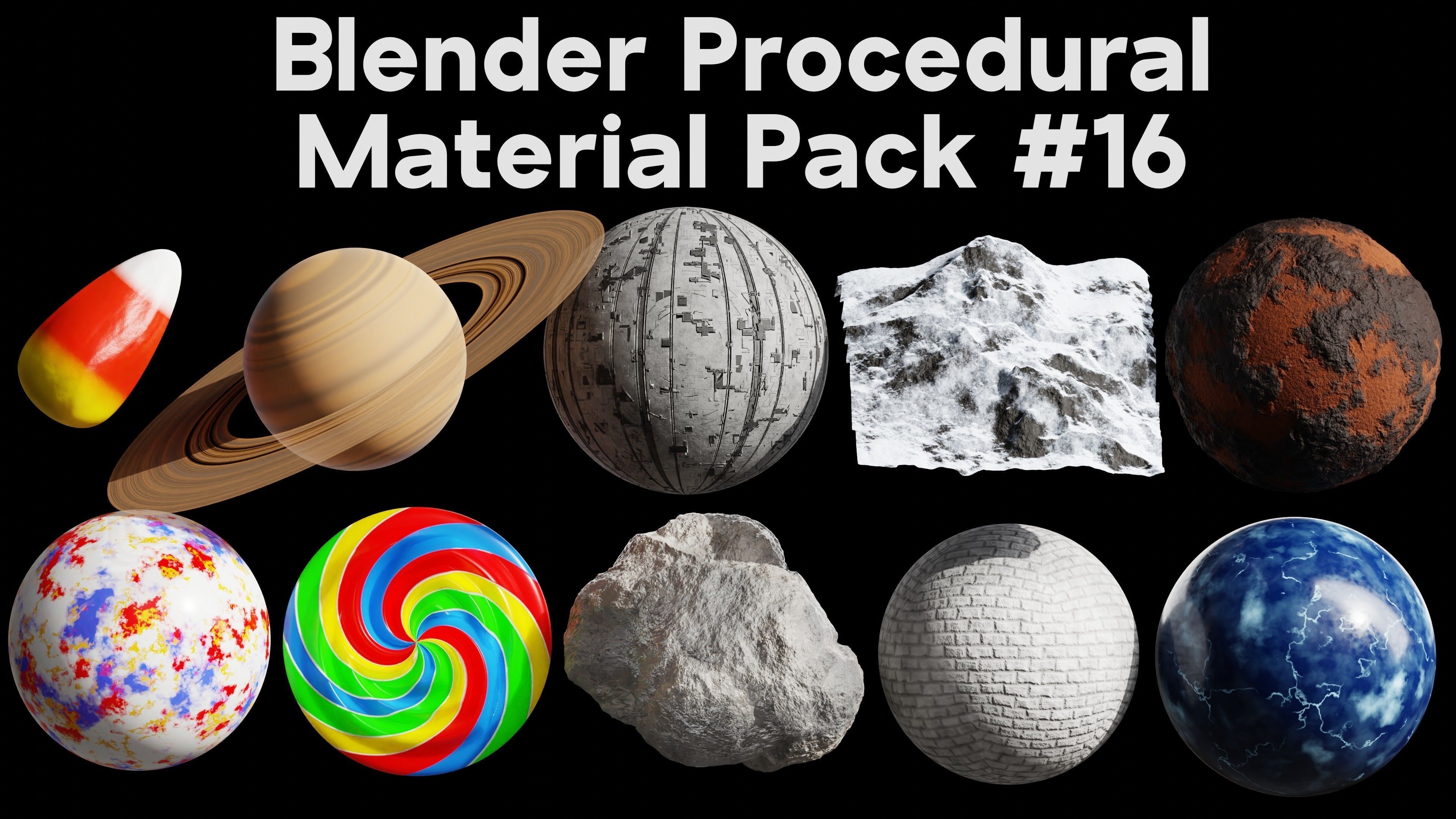 Blender Procedural Material Pack 16 Texture_3