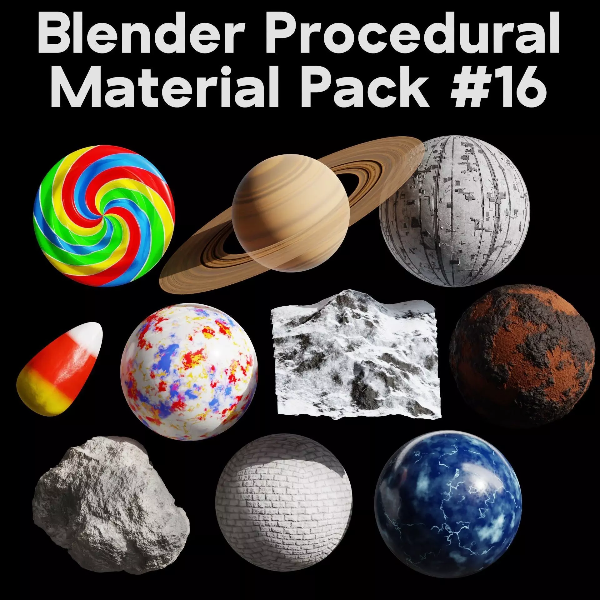 Blender Procedural Material Pack 16 Texture_0