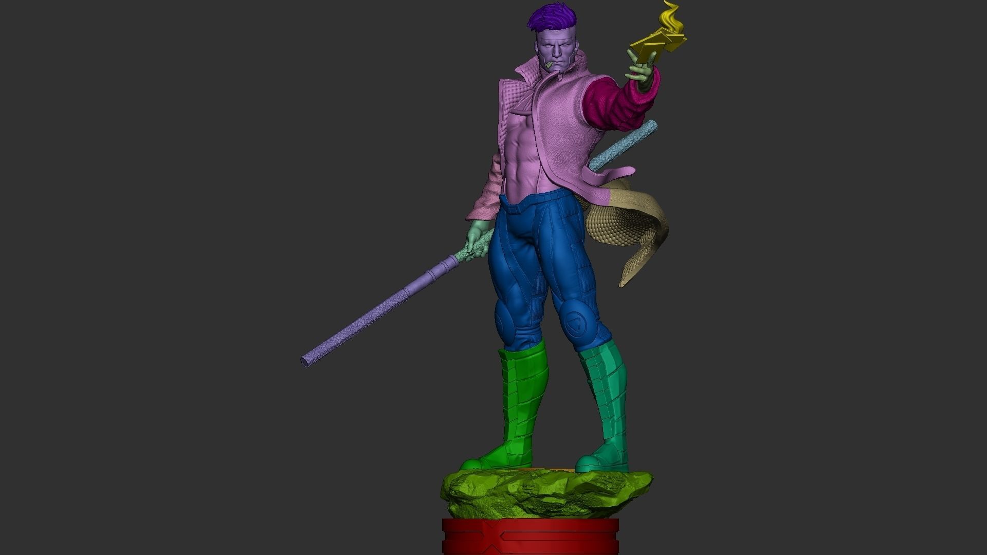Gambit 3D Print 3D print model_7
