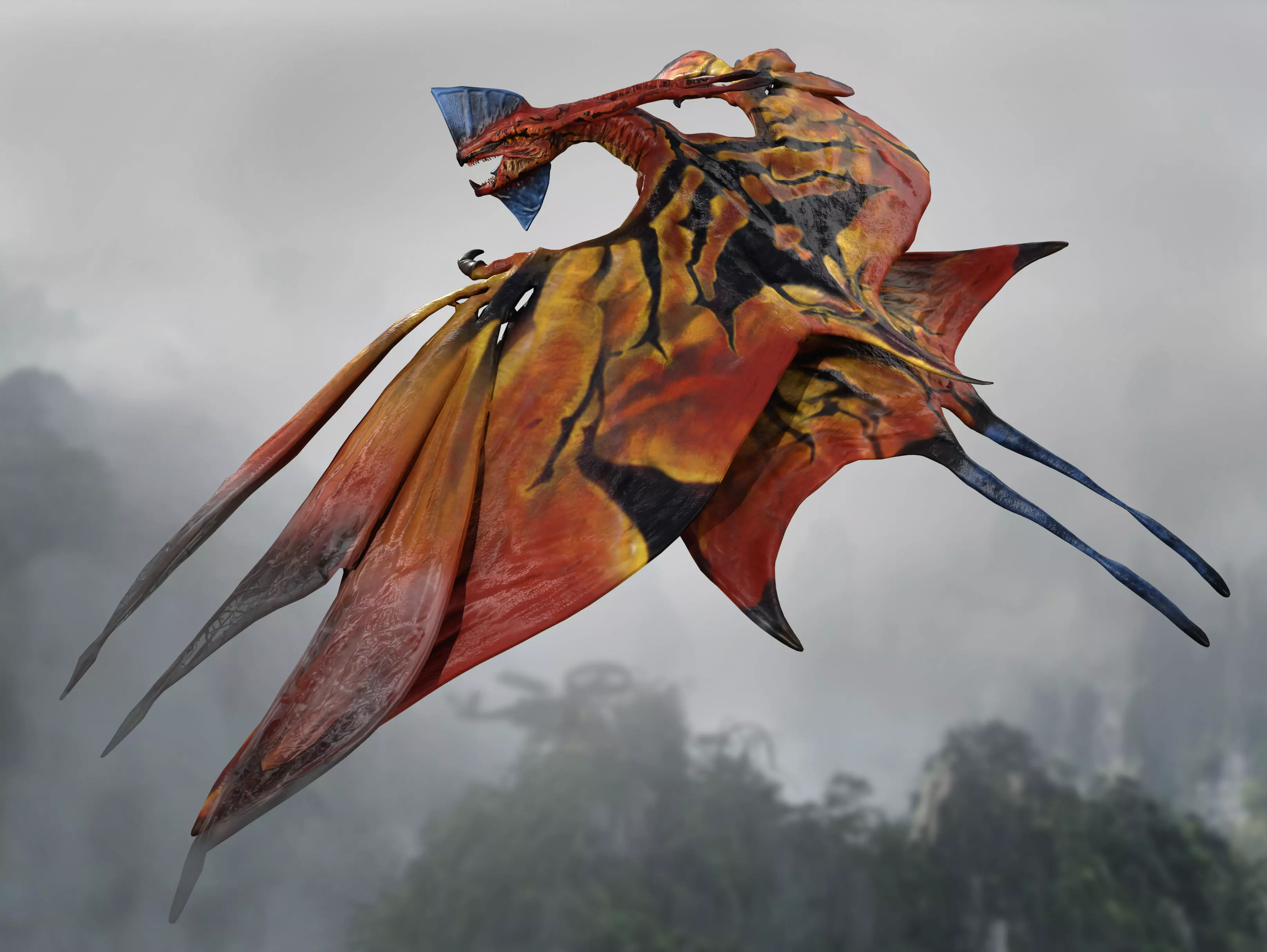 Toruk Makto Low-poly 3D model_0