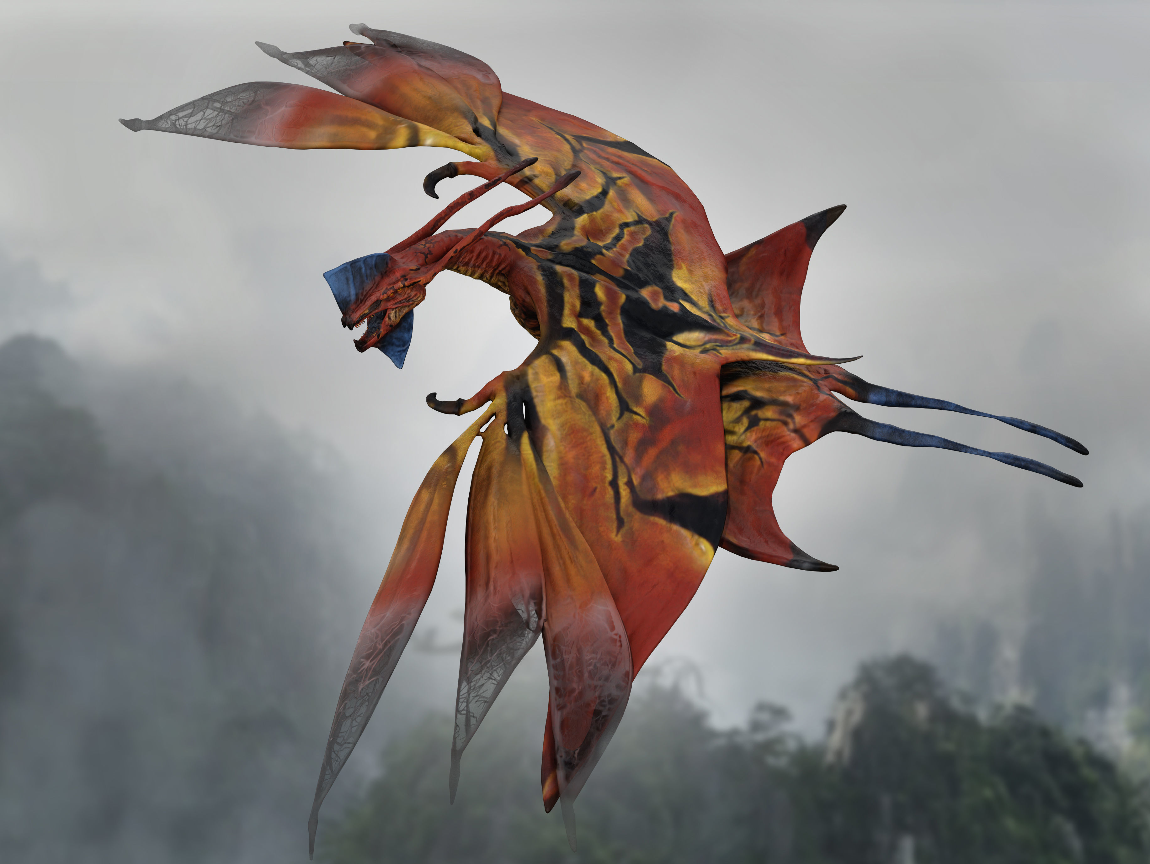 Toruk Makto Low-poly 3D model_3