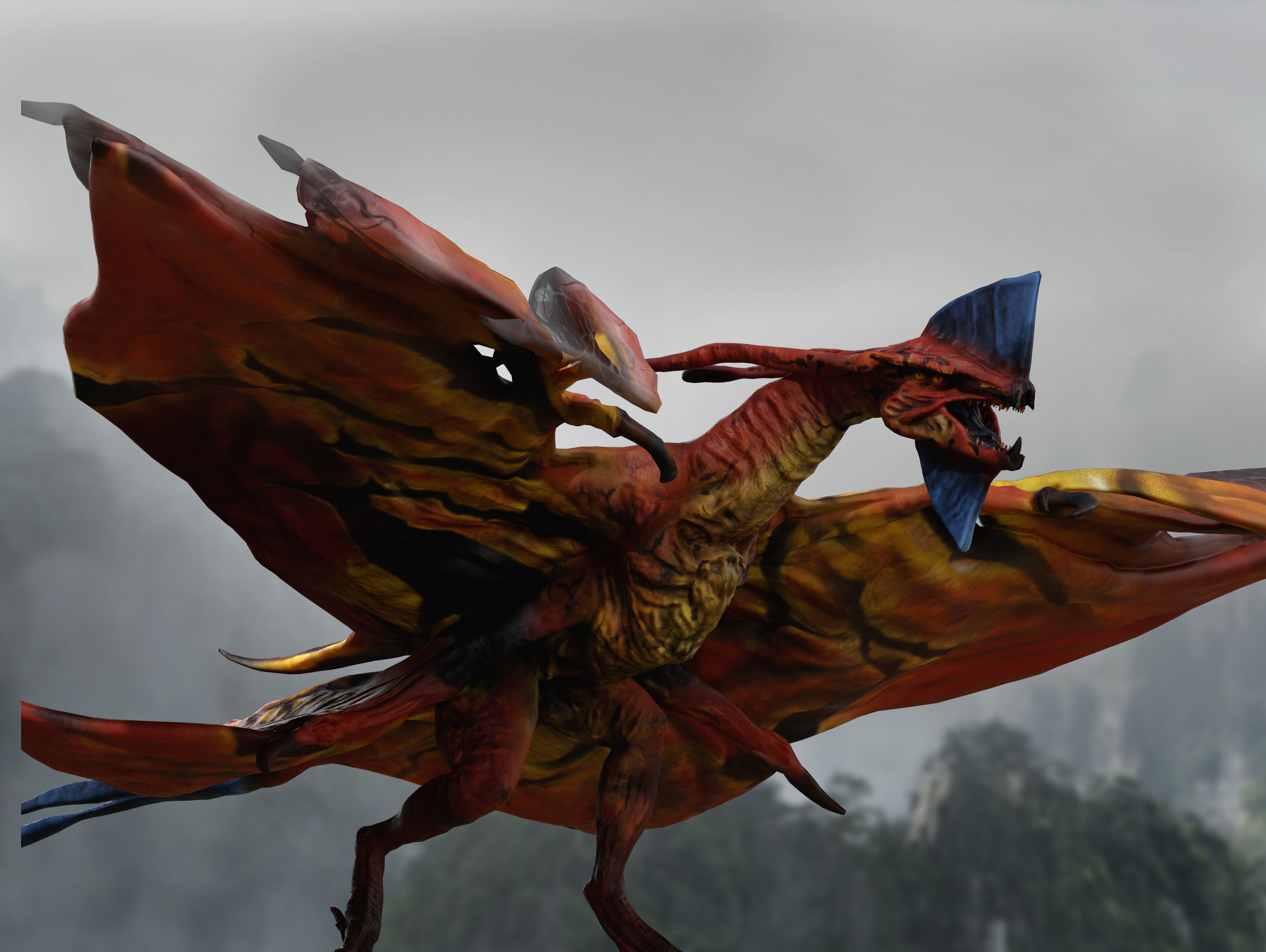 Toruk Makto Low-poly 3D model_4