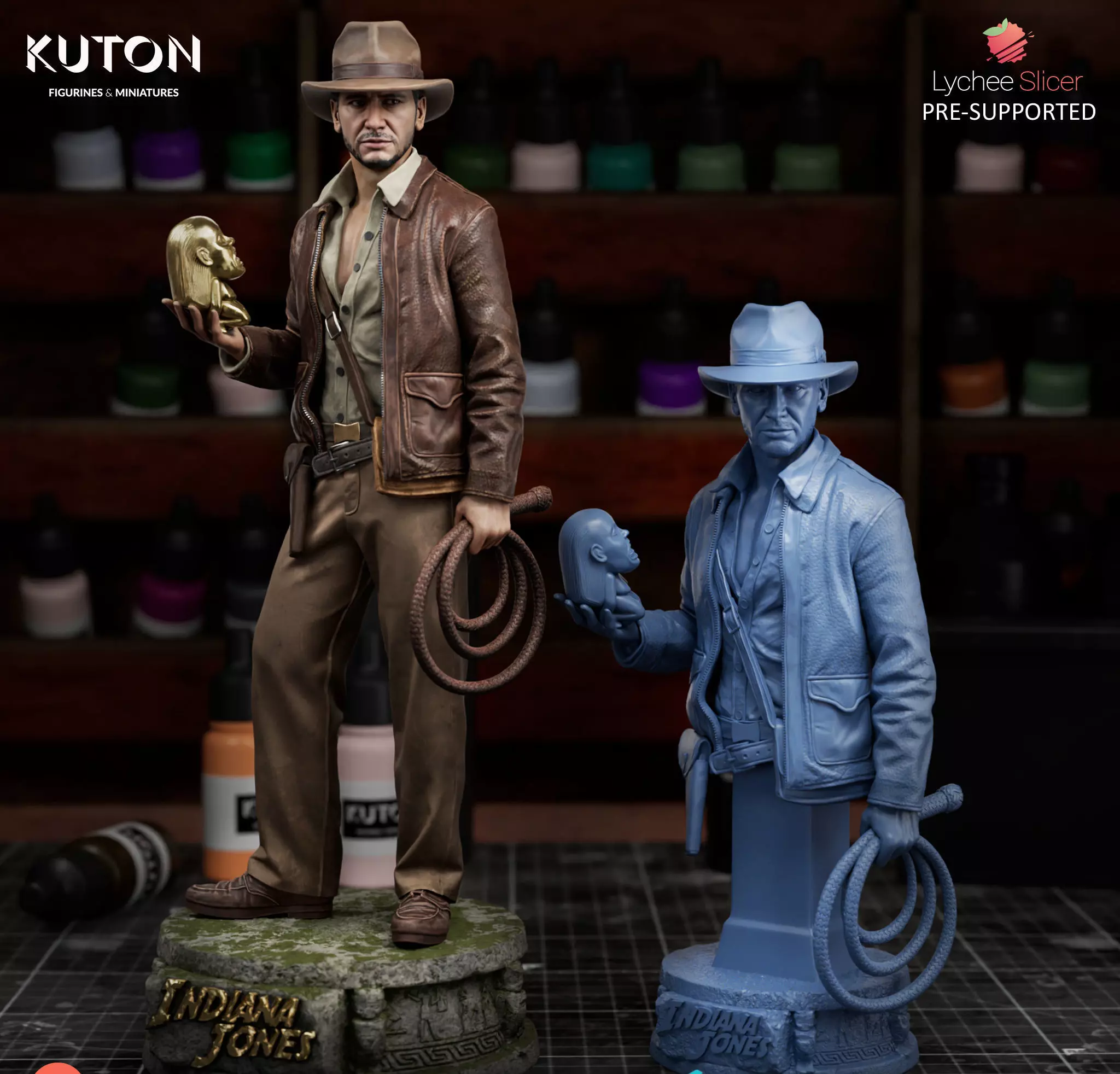 Indiana Jones 3D print model_0