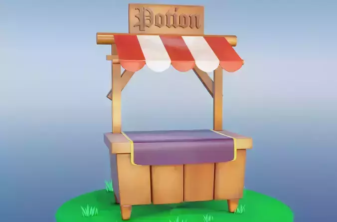 Low Poly Potion Buffet