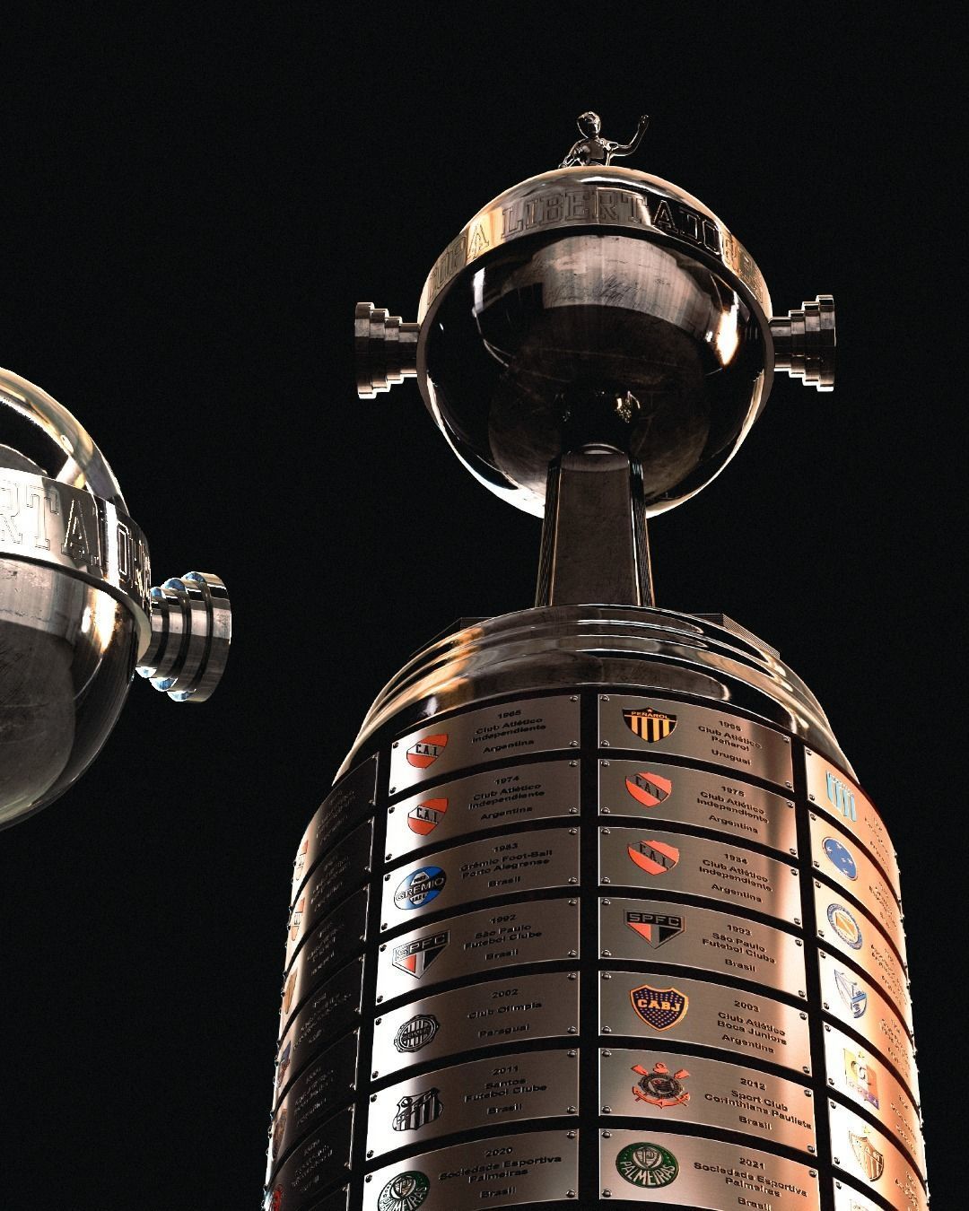 Trophy Copa Libertadores da America 3D model | CGTrader