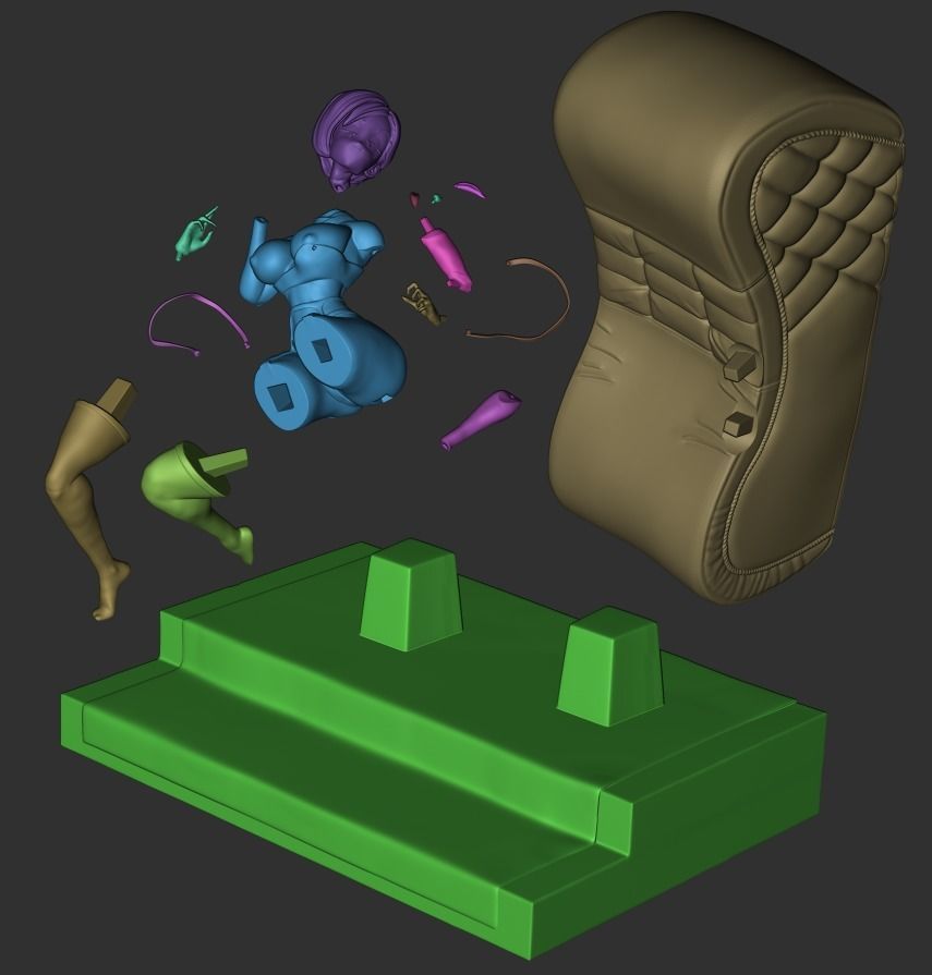 BULMA MATURE FAN ART EROTIC PLUS 18 3D print model_9