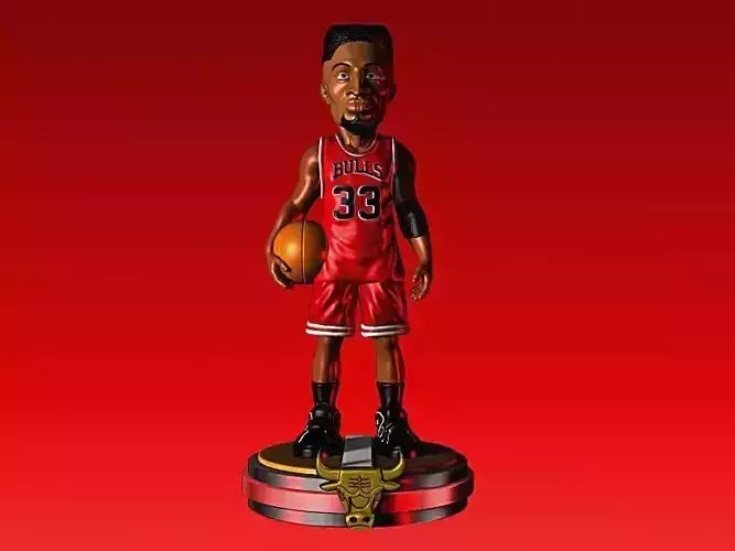 SCOTTIE PIPPEN CHICAGO BULLS BASKETBALL FIGURE NBA