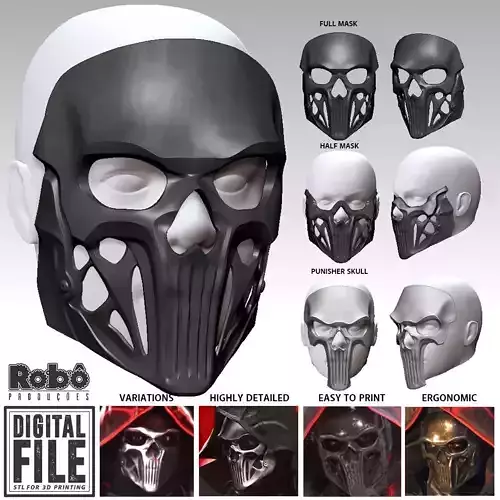 GHOST POSSESSED SIMON RILEY MASK - MODERN WARFARE 2 - 3 WARZONE 3D print model