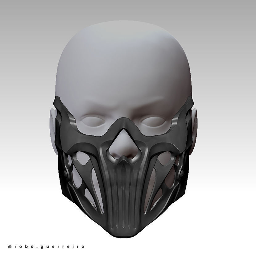 GHOST POSSESSED SIMON RILEY MASK - MODERN WARFARE 2 - 3 WARZONE 3D print model_6