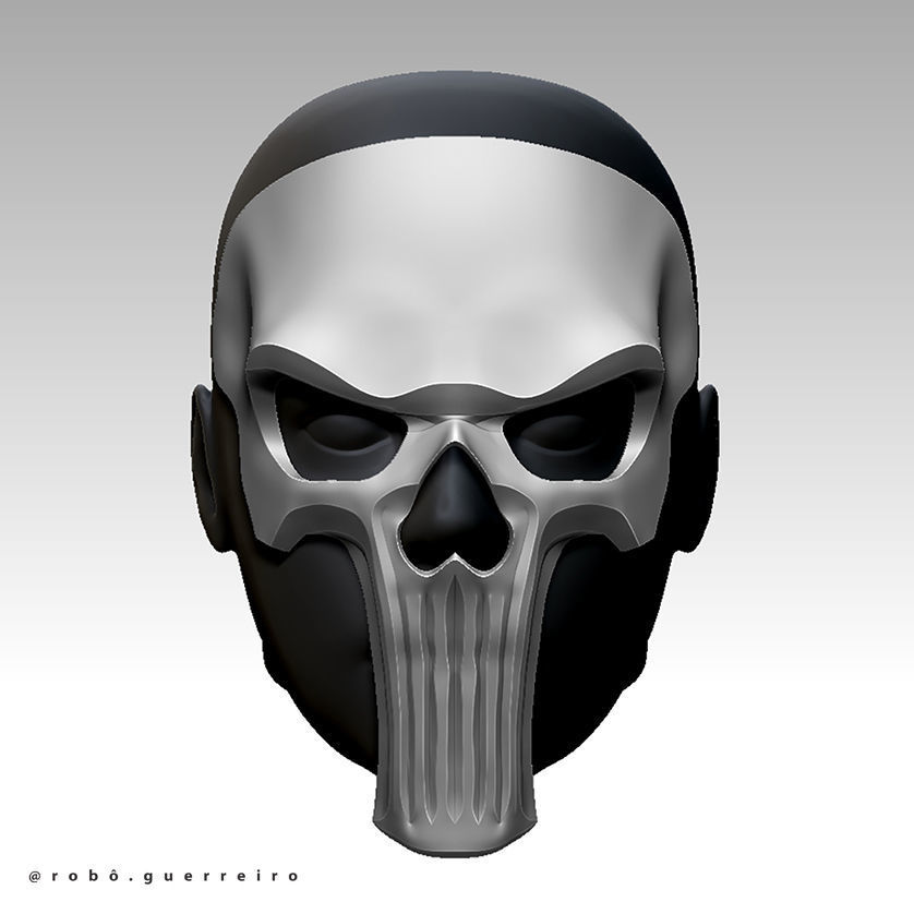 GHOST POSSESSED SIMON RILEY MASK - MODERN WARFARE 2 - 3 WARZONE 3D print model_9