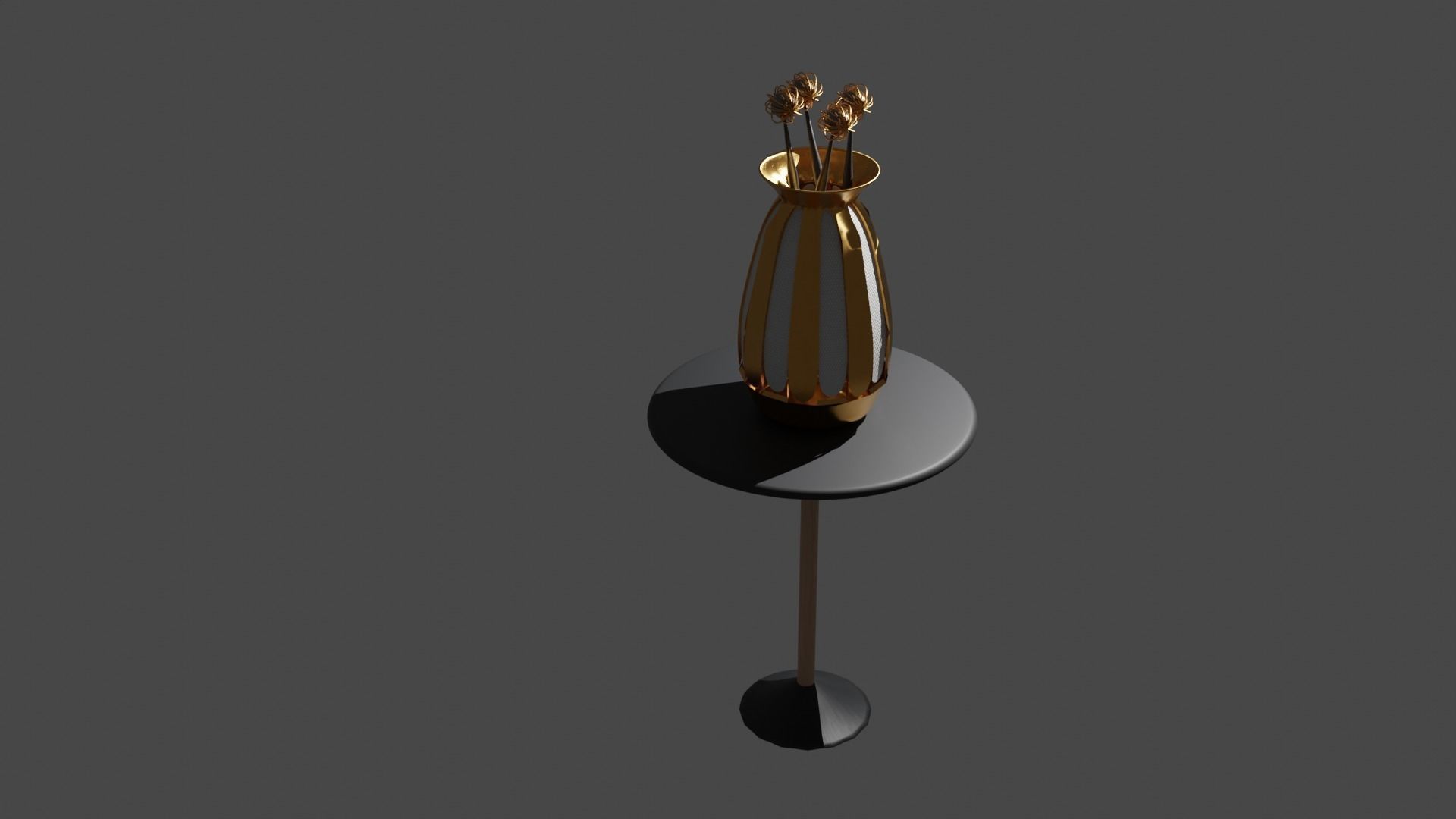 LOW POLY  COOL VASE ENJOY  Free low-poly 3D model_1