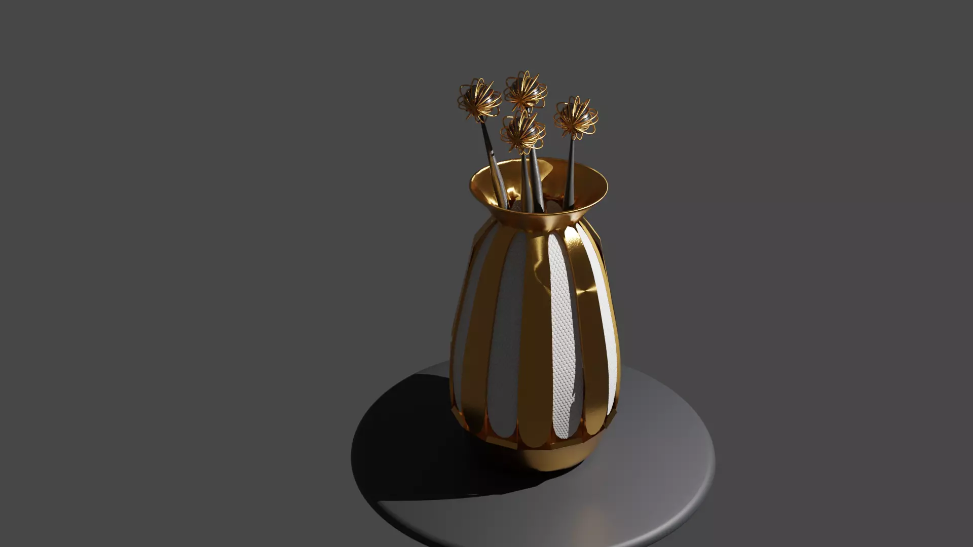 LOW POLY  COOL VASE ENJOY  Free low-poly 3D model_0