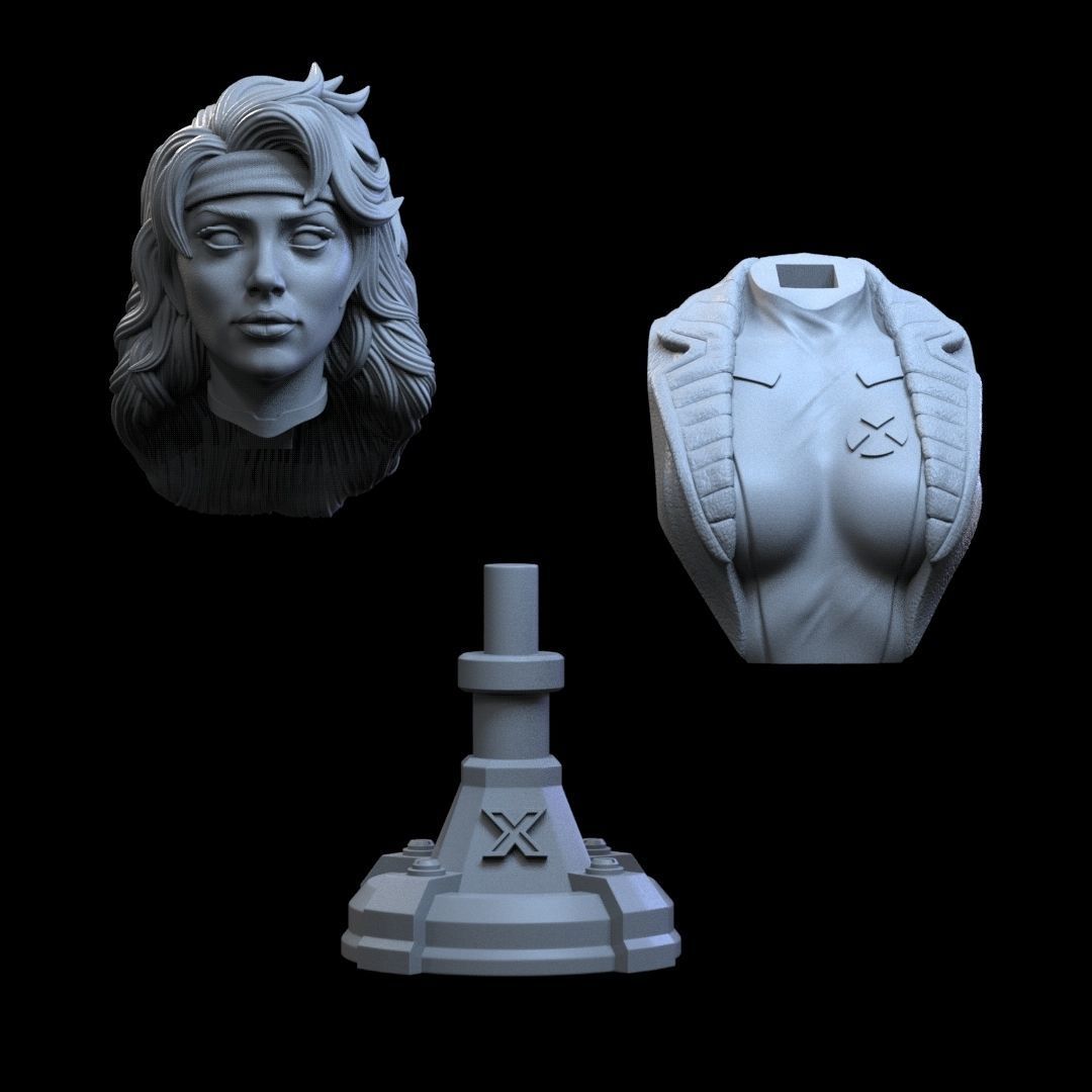 X-Men 14 Epic 3D Busts  STL Pack  Discount Use code XMEN20 3D print model_20