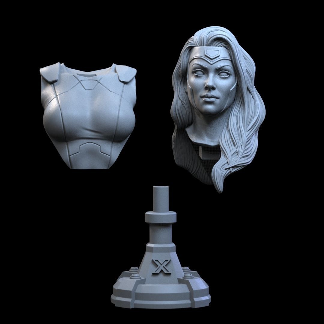 X-Men 14 Epic 3D Busts  STL Pack  Discount Use code XMEN20 3D print model_16