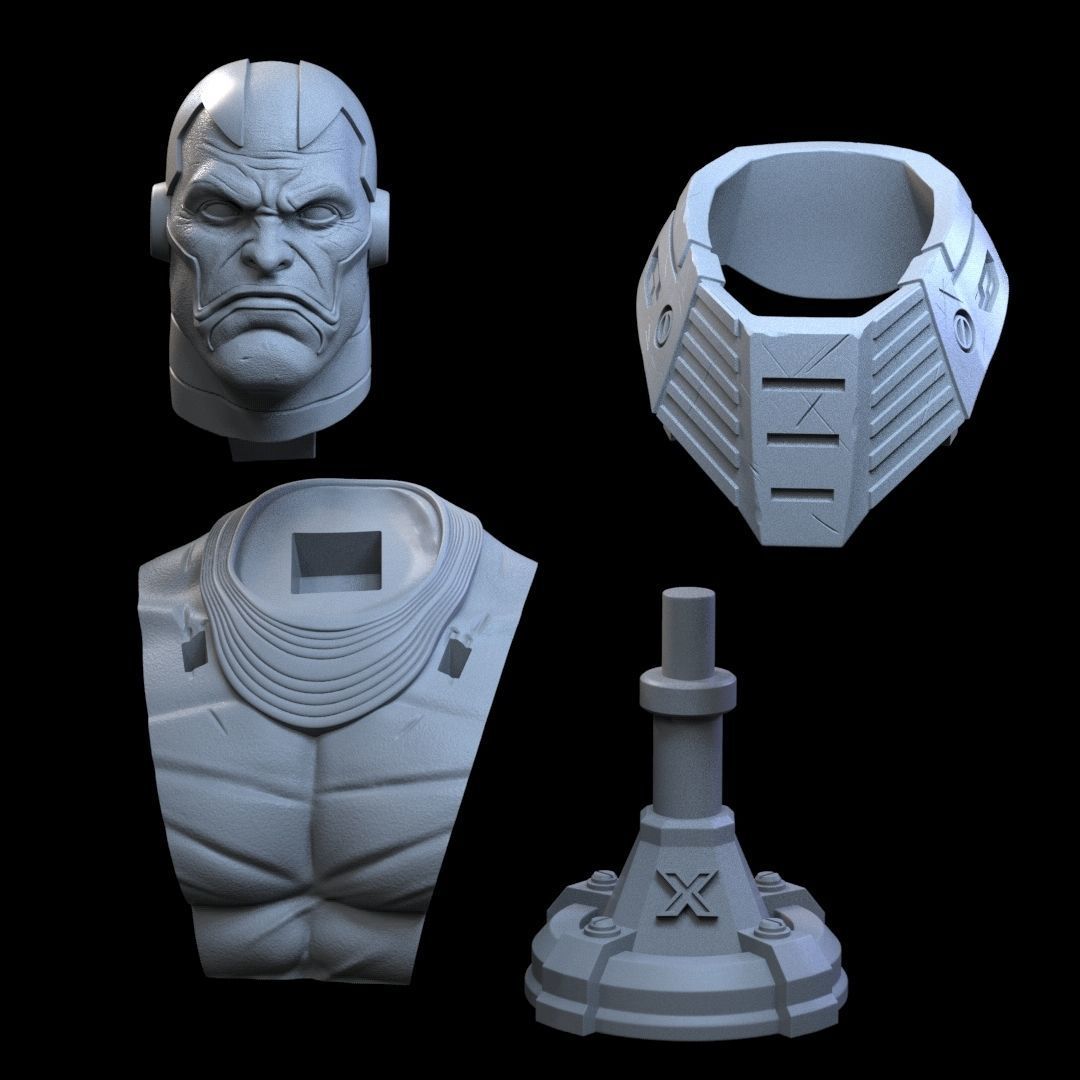 X-Men 14 Epic 3D Busts  STL Pack  Discount Use code XMEN20 3D print model_34