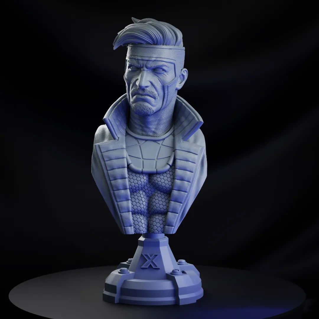 X-Men 14 Epic 3D Busts  STL Pack  Discount Use code XMEN20 3D print model_17