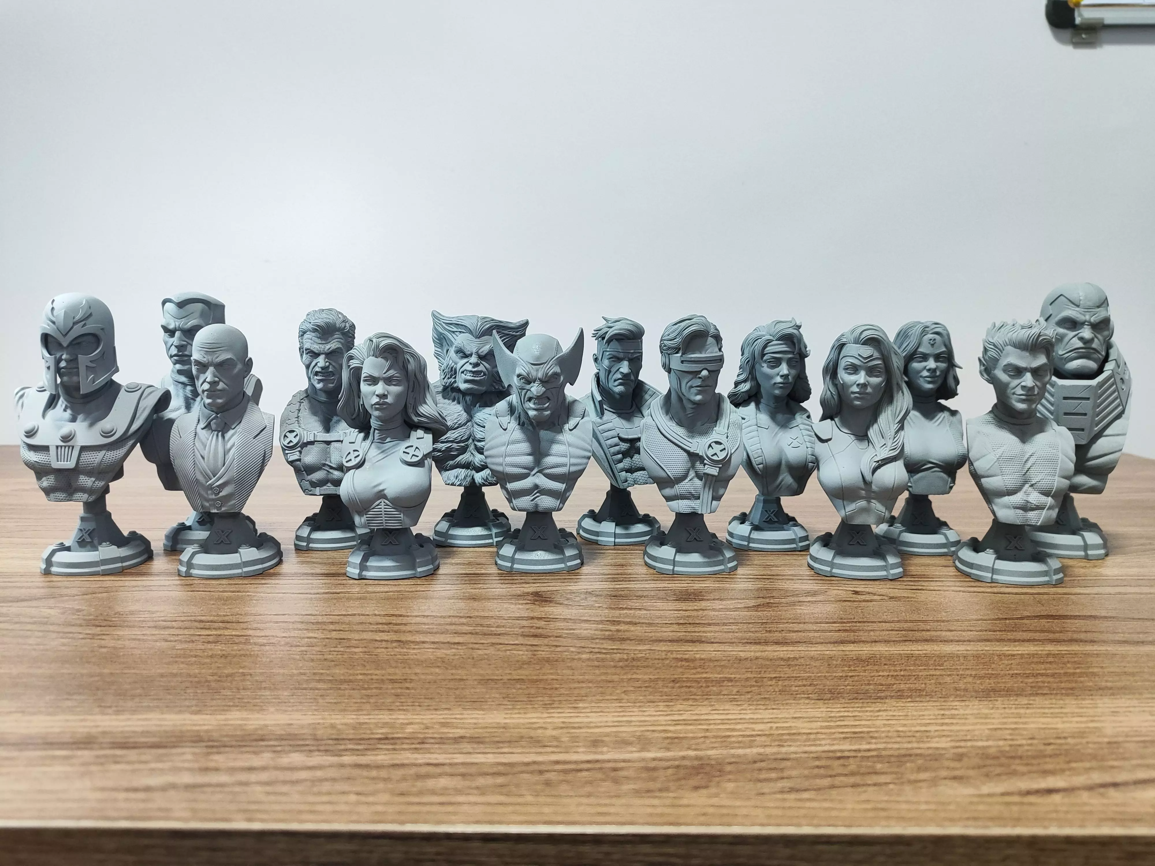 X-Men 14 Epic 3D Busts  STL Pack  Discount Use code XMEN20 3D print model_2
