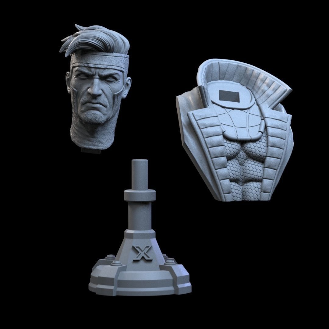X-Men 14 Epic 3D Busts  STL Pack  Discount Use code XMEN20 3D print model_18