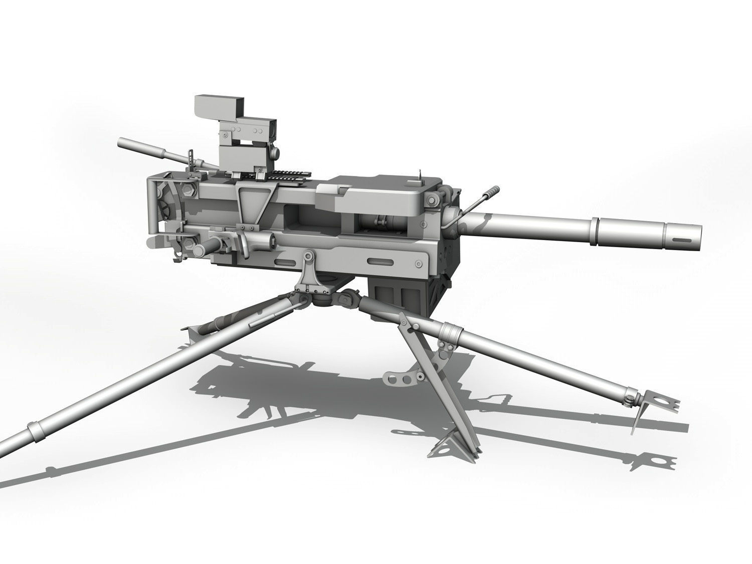 40mm Grenade Machine Gun 3D model_6