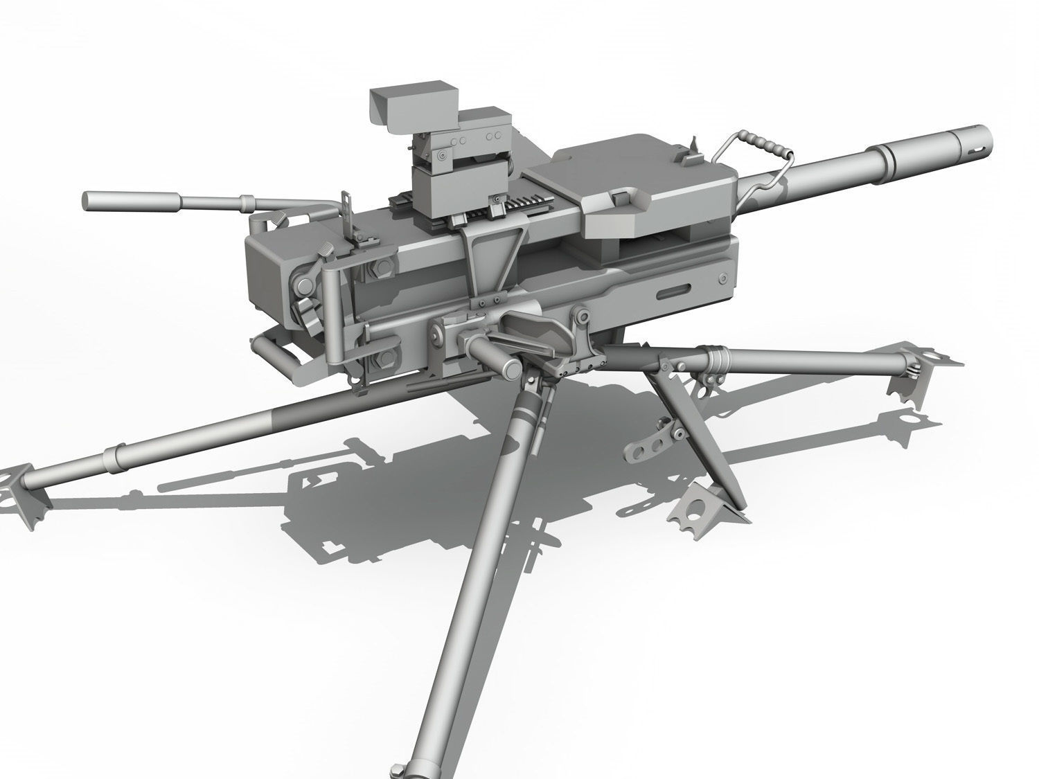 40mm Grenade Machine Gun 3D model_5
