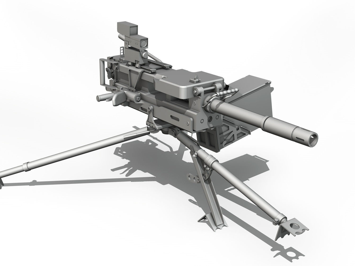 40mm Grenade Machine Gun 3D model_7