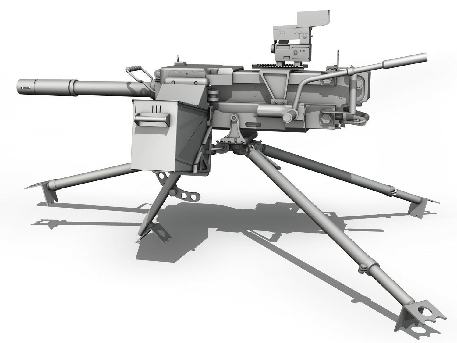 40mm Grenade Machine Gun 3D model_3