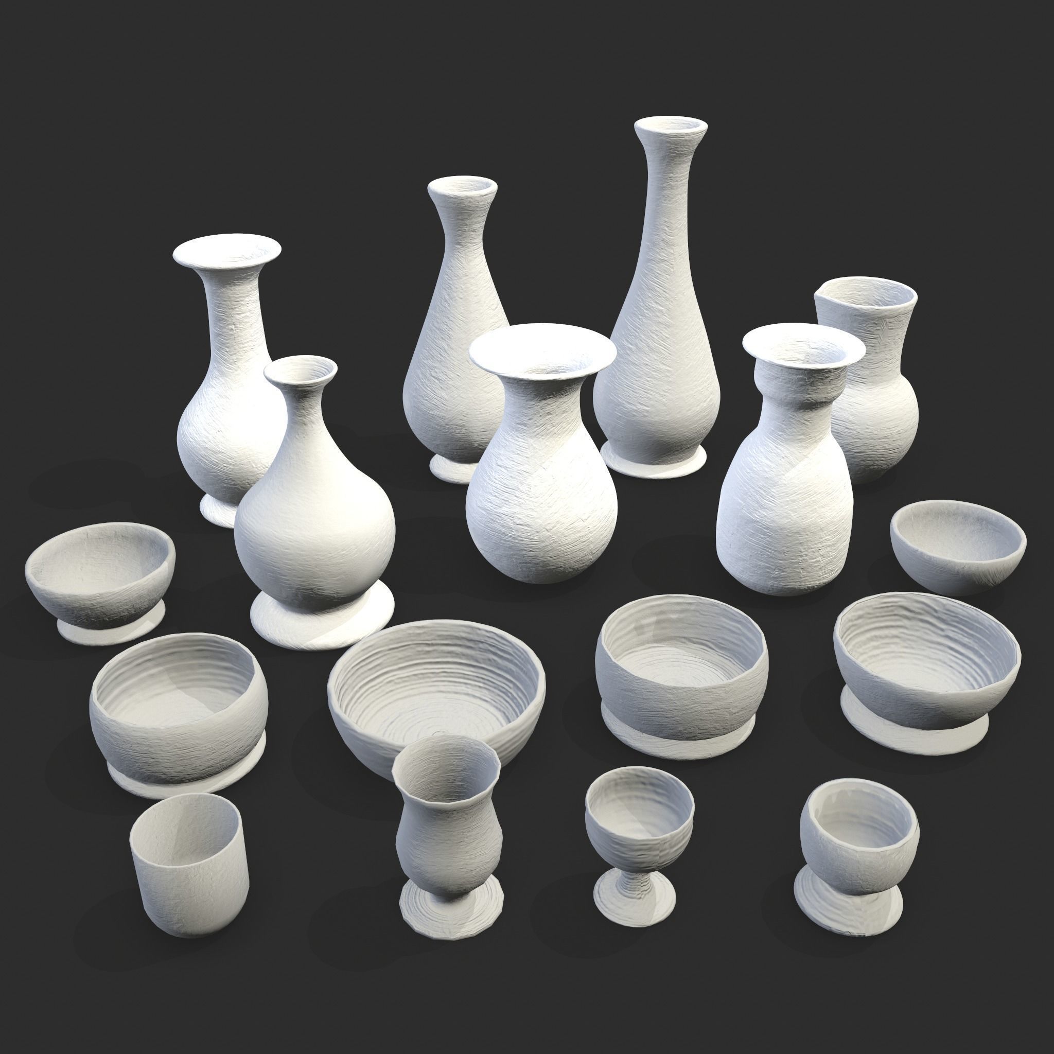 High Quality Medieval Props Pack 3D Model Collection_135