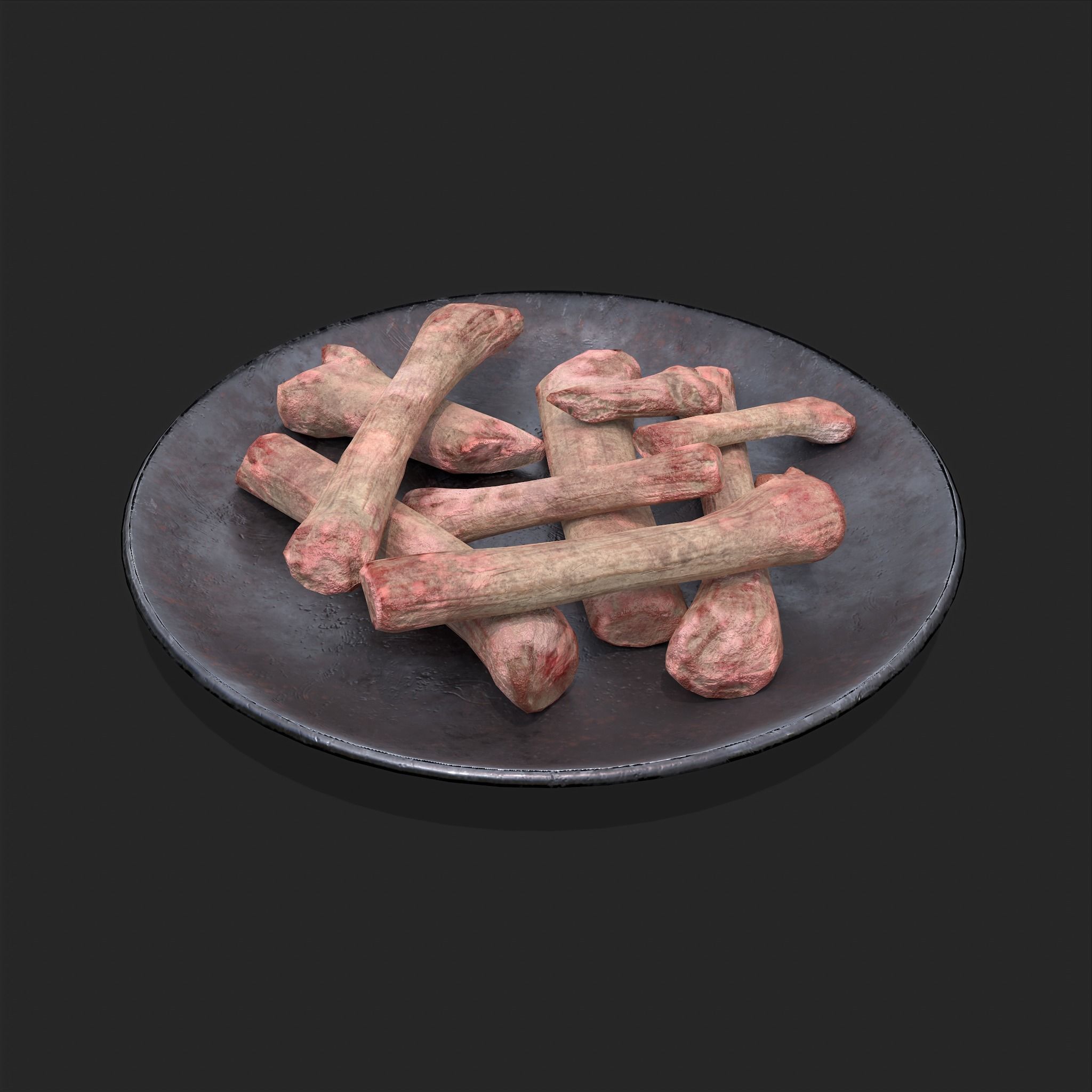 High Quality Medieval Props Pack 3D Model Collection_107