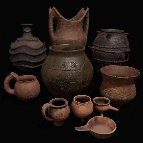 High Quality Medieval Props Pack 3D Model Collection_72