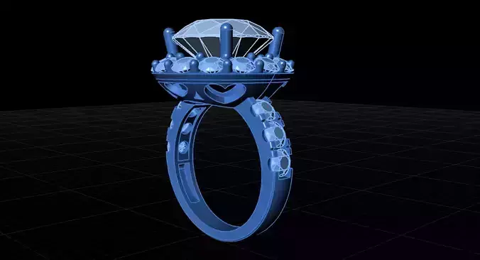 Women Ring 3D print model