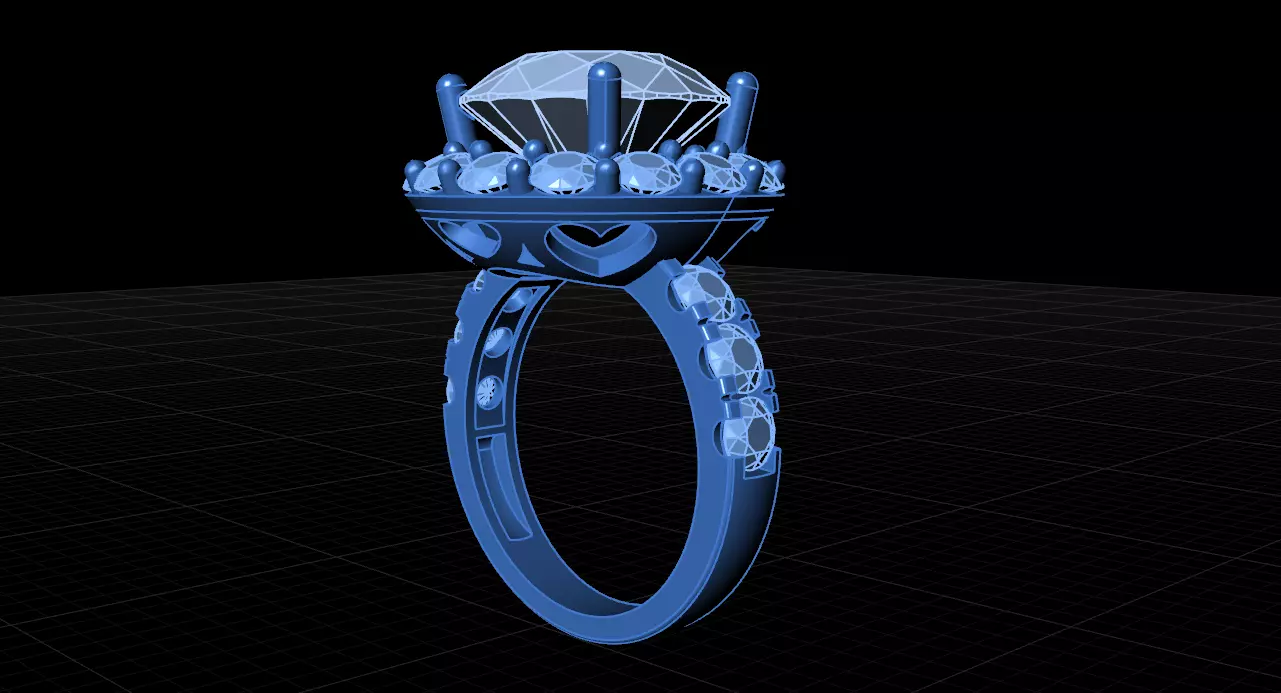 Women Ring 3D print model_0