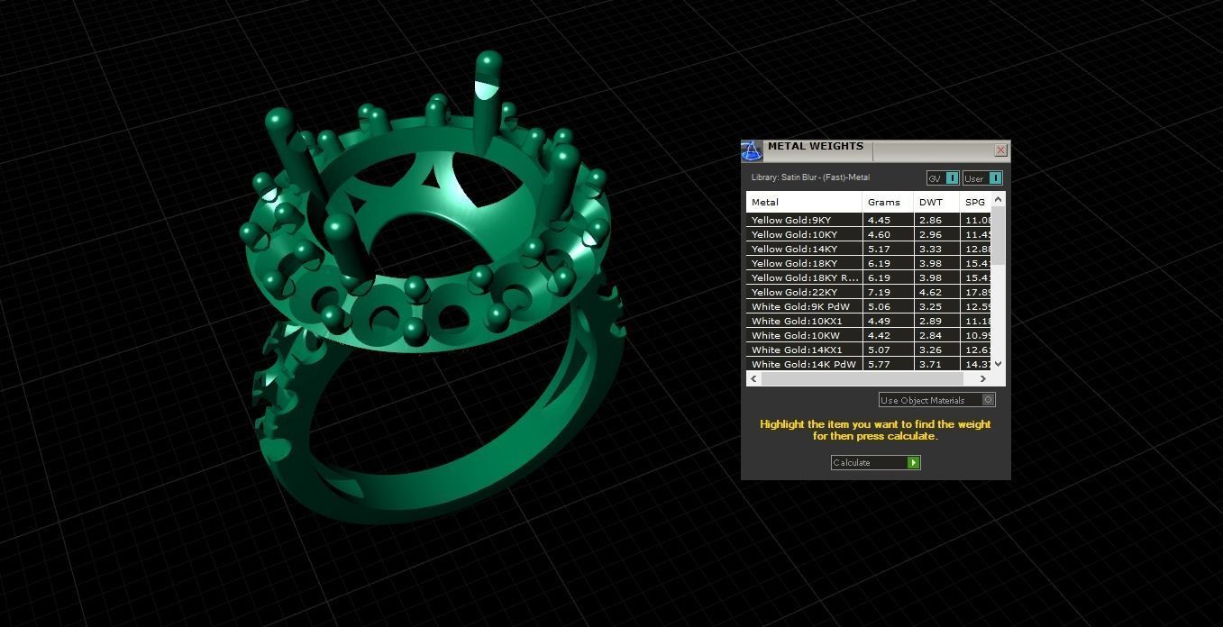 Women Ring 3D print model_6