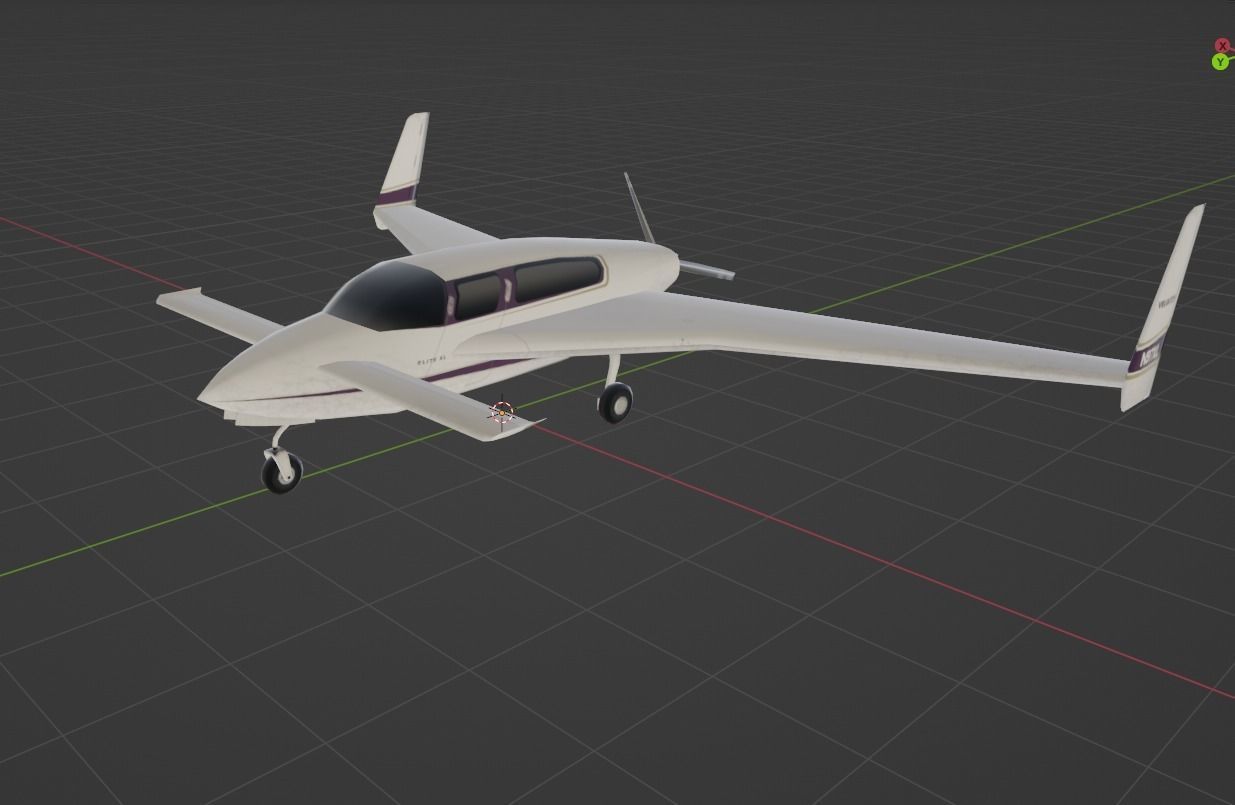 Velocity XL static low poly  Low-poly 3D model_5