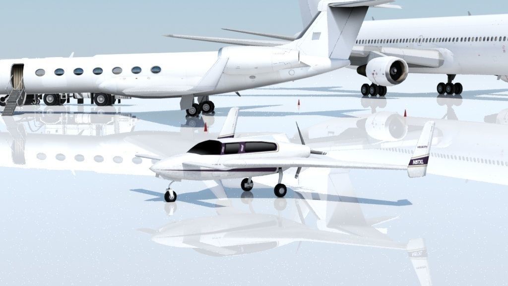 Velocity XL static low poly  Low-poly 3D model_4