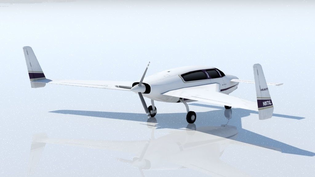 Velocity XL static low poly  Low-poly 3D model_2