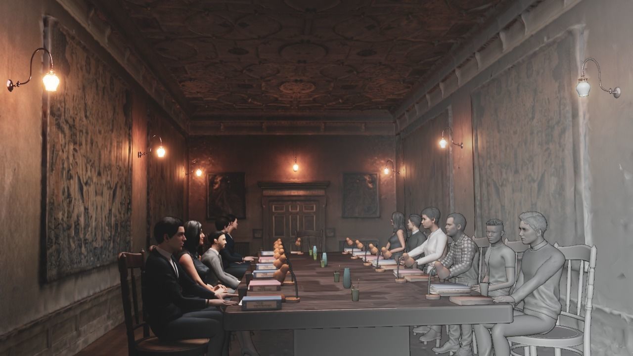 Realistic Meeting Room 3D Model 3D model_2