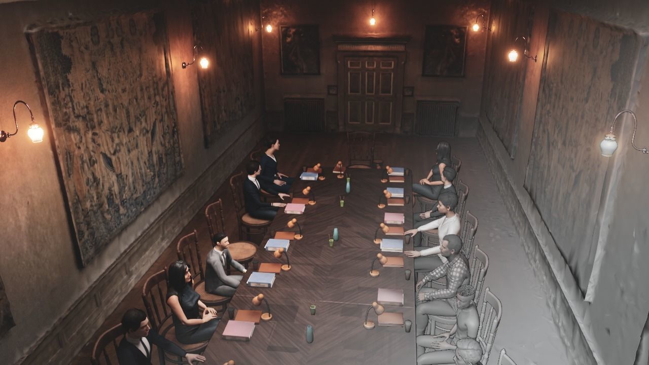 Realistic Meeting Room 3D Model 3D model_4