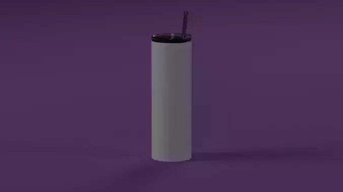 tumbler  Low-poly 3D model