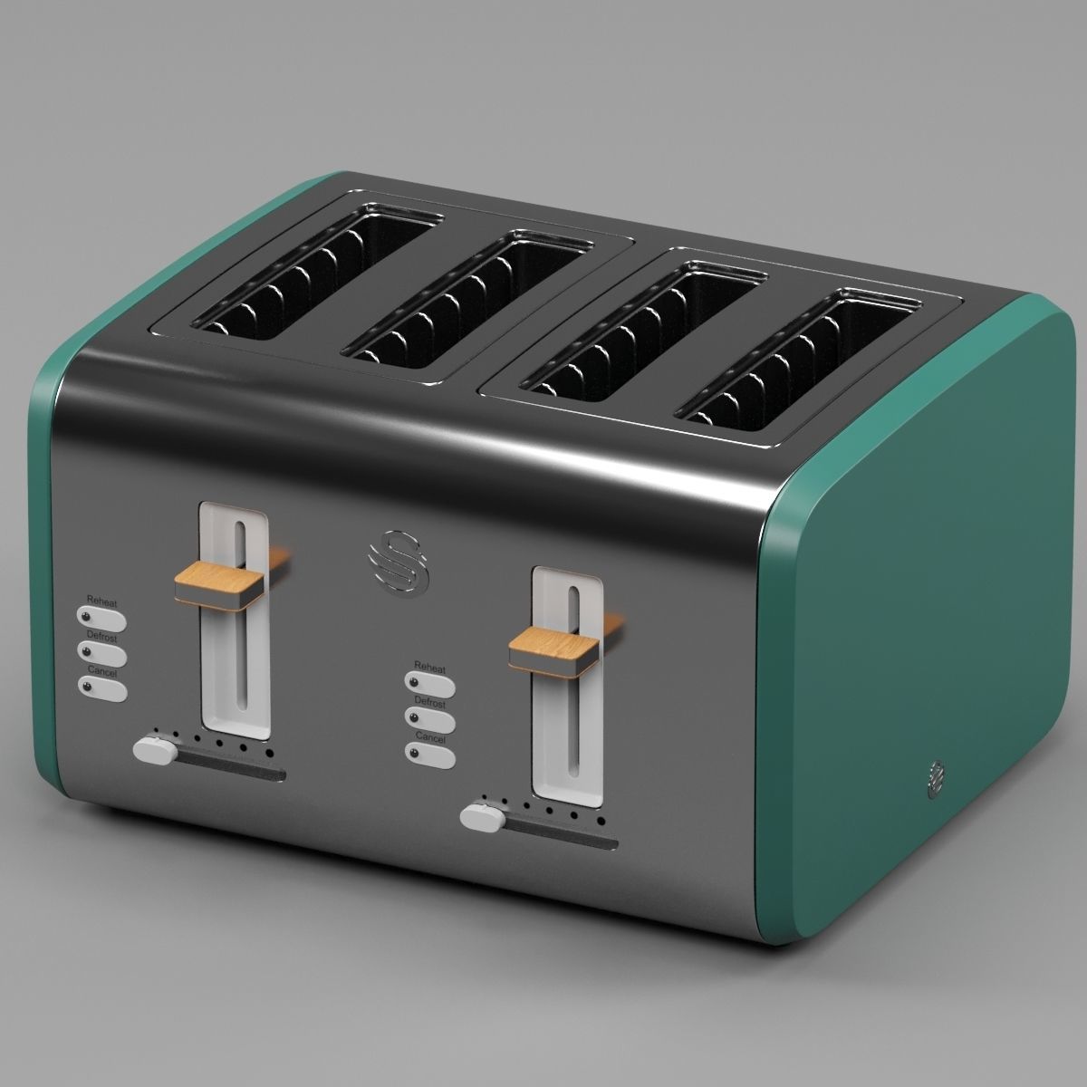 SWAN kitchen appliances 3D model_5